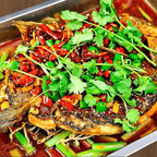 Best Grilled Whole Fish w. Hot & Spicy Sauce 万州香辣烤鱼 in Derwood, MD